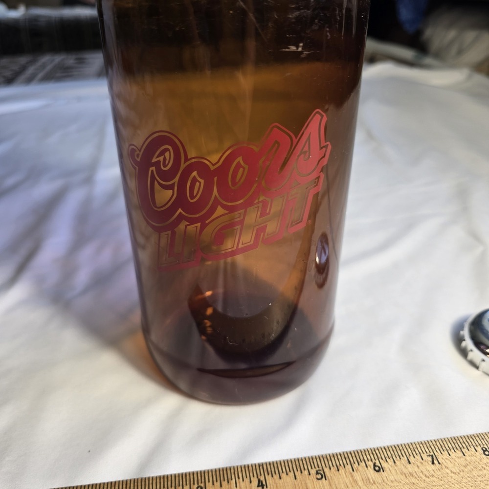 Vintage Plastic Coors Banquet Beer‎ bottle bank With Removable Top